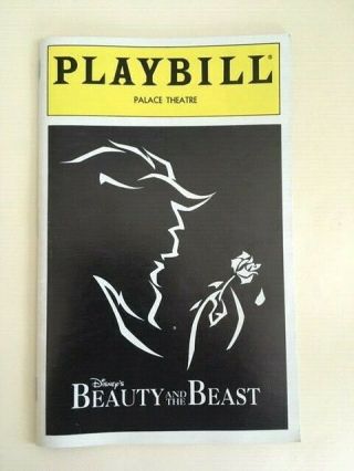 Broadway Playbill,  Beauty And The Beast,  Palace Theater,  January 1997