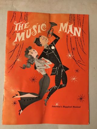 The Music Man Souvenir Program & Program Nov 30 1959 Majestic Theatre