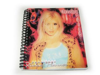 Retro 2000/2001 Christina Aguilera Student Planner Music Pop Culture Collectible