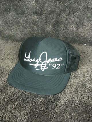 Vintage George Jones “92” Snapback Trucker Baseball Hat Black 1992 Concert Tour