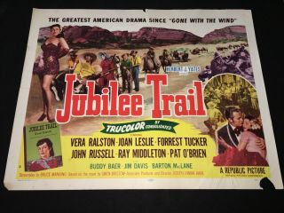 Jubilee Trail (1954) Vera Ralston Colorful Republic Western Action Hs Style A