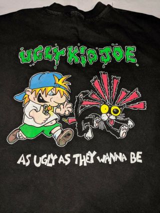 Vintage Ugly Kid Joe As Ugly As They Wanna Be Shirt Sz Xl Single Stitch