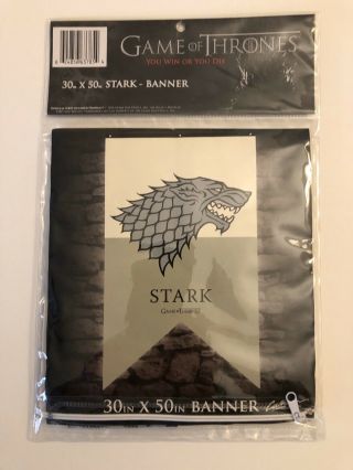 Game Of Thrones House Stark Wall Banner Got Flag In Package.
