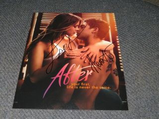 Hero Fiennes - Tiffin Josephine Langford Signed 8x10 Photo After Movie
