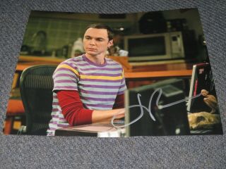 Jim Parsons Signed 8x10 Photo Big Bang Theory Sheldon Cooper 1