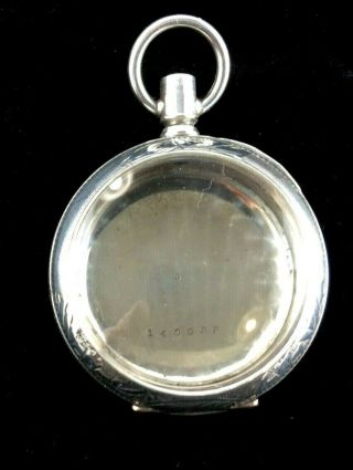 Hamilton Waltham Elgin 18 Size Coin Silver Railroad Pocket Watch Case