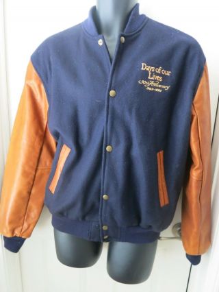 Days Of Our Lives 30th Anniversary Varsity Letterman Jacket Ken Corday Vintage