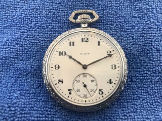Vintage 12 Size Elgin Pocket Watch