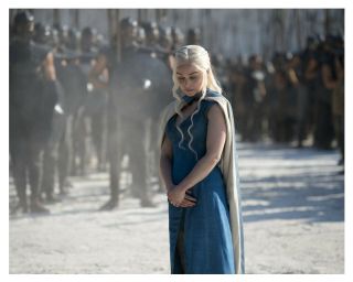 (game Of Thrones) (emilia Clarke) (daenerys Targaryen) 8x10 Photo - I -