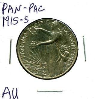 1915 - S 50c Panama - Pacific Commemorative Half Dollar In Au