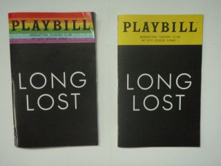 Long Lost Playbill 2019 Pride And May Donald Margulies Manhattan Theatre Club