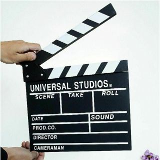 Woodon Movie Clapperboard Director Video Scene Tv Movie Clapper Board Film Slate