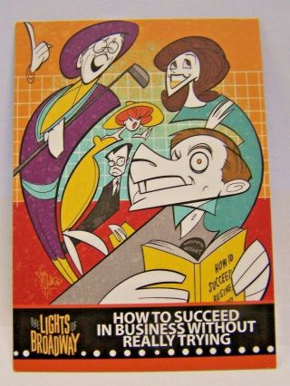 The Lights On Broadway Card " How To Succeed In Business Without Really Trying "