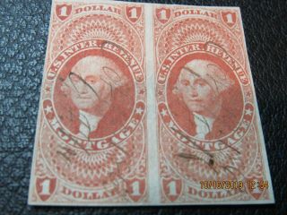 U.  S.  Revenue Stamps Sc R73a,  Scv=$90.  00
