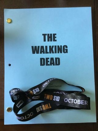 San Diego Comic Con Lanyard 2019 Amc S10 & The Walking Dead Tv Script Pilot S1