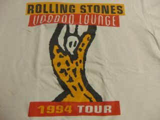 Rock T Shirt Vintage Rolling Stones Voodoo Lounge Tour 1994 Vtg 90s Size Xl