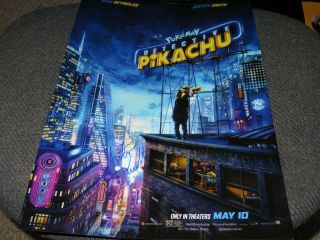 Ryan Reynolds Justice Smith Signed 11x17 Poster Detective Pikachu Poke Mon 2
