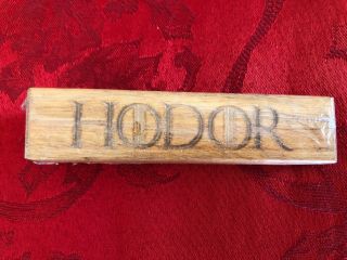 Game Of Thrones Hodor Wooden Door Wedge Rare Lootaku 2016 Collectible
