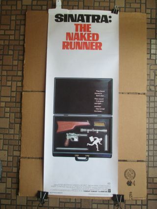 The Naked Runner Frank Sinatra 1967 Insert Movie Poster 14 " X36 "