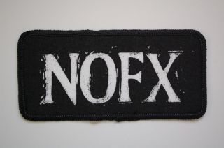 Nofx Sewn Patch (sp1078) Punk Rock Bad Religion Mxpx Minor Threat Pennywise