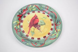 Lenox Winter Greetings Everyday Cardinal 10 3/4 " Dinner Plate