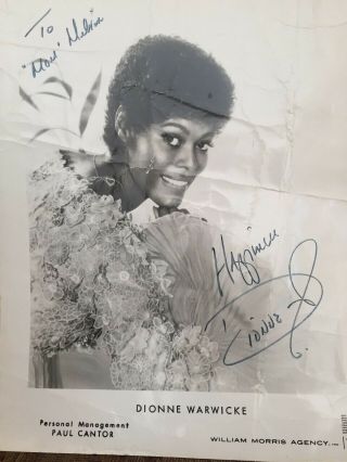 Dionne Warwick Autographed Photograph