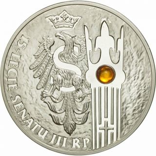 [ 651065] Coin,  Poland,  20 Zlotych,  2004,  Warsaw,  Ms (65 - 70),  Silver,  Km:504