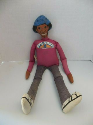 Vintage Good Times Dyn - O - Mite Jimmie Jj Walker - Plush Doll Tv Collectible 1975