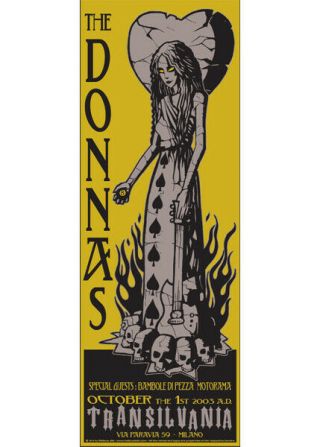 The Donnas - 2003 Silkscreen Concert Poster - By Malleus