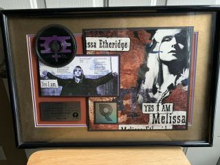 Melissa Etheridge Framed Commemoration