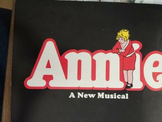 Annie A Musical 1980 Souvenir Program Book