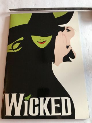Wicked Broadway Musical Program 2007