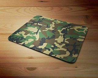 Dpm Green Camouflage Colours & Patterns Army Rubber Mouse Mat Pc Mouse Pad