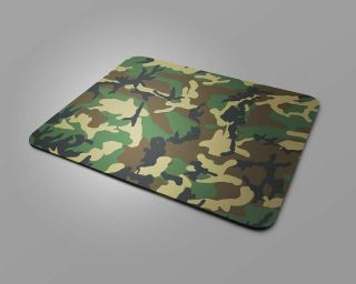 DPM Green Camouflage Colours & Patterns Army Rubber Mouse Mat PC Mouse Pad 2