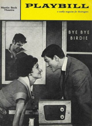 Chita Rivera/dick Van Dyke - Bye Bye Birdie - 1960 Martin Beck Theatre Playbill