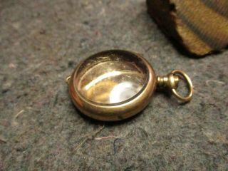 VINTAGE WOMAN ' S POCKET WATCH CASE - ONLY/REGINA WARRANTED N.  A.  W.  CO.  20 YEARS/GOLD 2