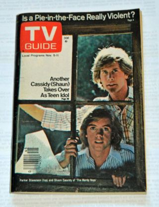 " The Hardy Boys " - Shaun Cassidy & Parker Stevenson - 1977 Tv Guide Near