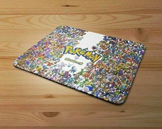 Pokemon Characters Rubber Mouse Mat Pc Mouse Pad