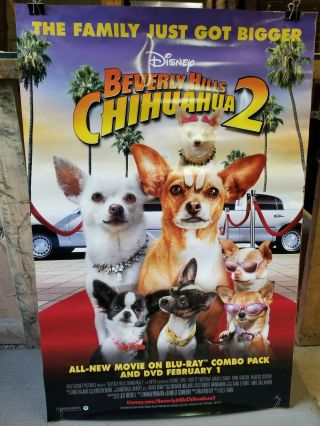 Beverly Hills Chihuahua 2 2011 27x40 Rolled dvd promotion poster 2