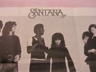 Vintage Santana Poster 22 