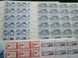 Full 10 sheets US 4 cent stamps 3
