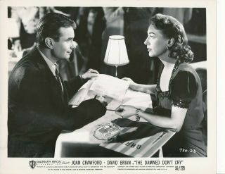 Joan Crawford Kent Smith Vintage The Damned Don 