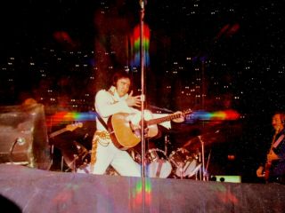 Photo - Elvis Photo With Rainbow From Camera - Rare Shot 3