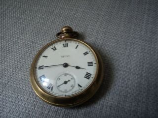 Vintage Smiths Gold Plated Pocket Watch - Order