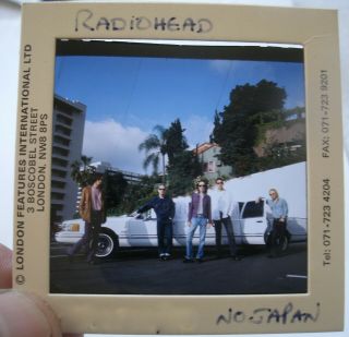 Radiohead 70mm Slide Negative - Uk & Us Archive - Rare Promo Vintage