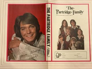 Vintage 1971 Bell Records: Partridge Family Book Cover: David Cassidy: Abc - Tv