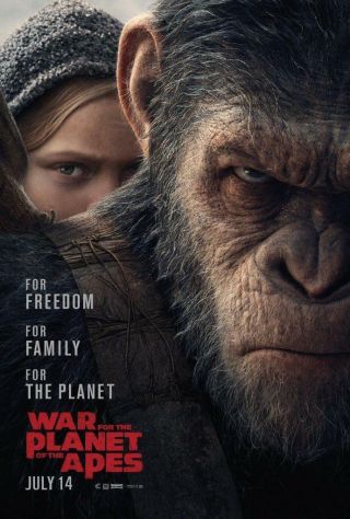 War For The Planet Of The Apes 27x40 Movie Poster (2017) Harrelson