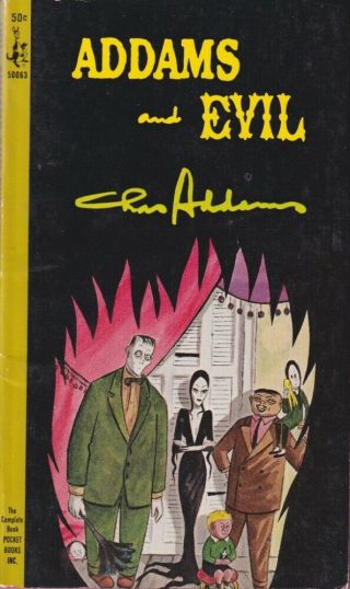 Chas Addams: Addams And Evil.  Addams Family.  Pocket 50063 1965,  1st Thus.  937290