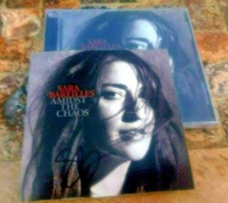 Autographed Sara Bareilles - Amidst The Chaos Cd Signed