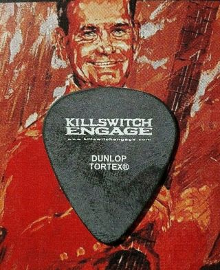 Killswitch Engage 2005 Ozzfest Tour Black Guitar Pick